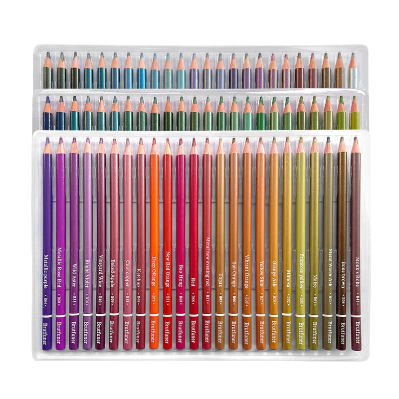 Brutfuner 72Pcs Metallic Colored Pencils