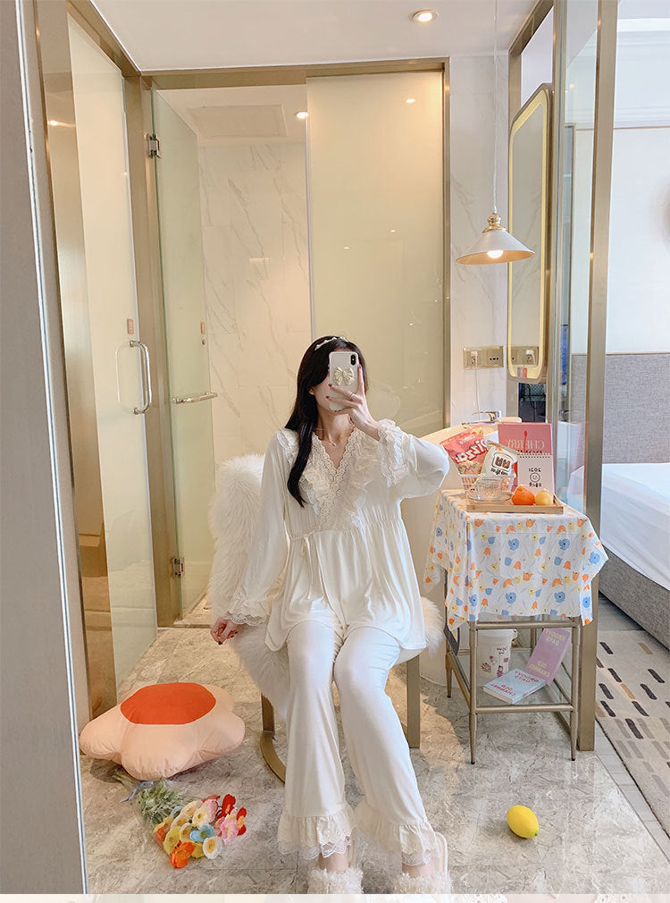 Breastfeeding Maternity Pajamas Nursing Nightgown Pregnancy Sleepwear