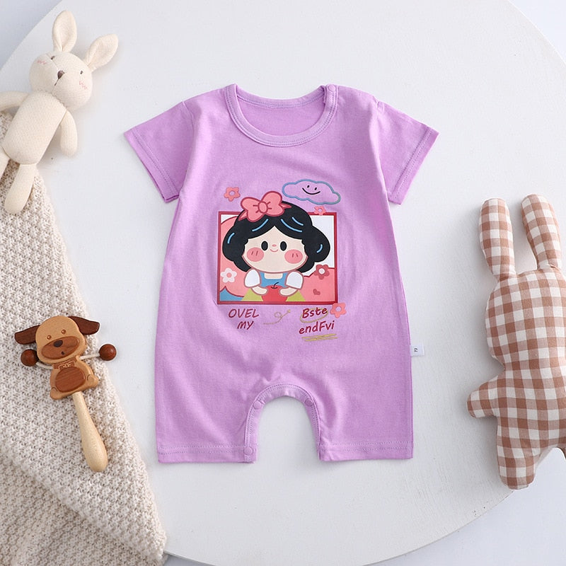 Newborn Baby Boy & Girl Cotton Bodysuit Romper Infant