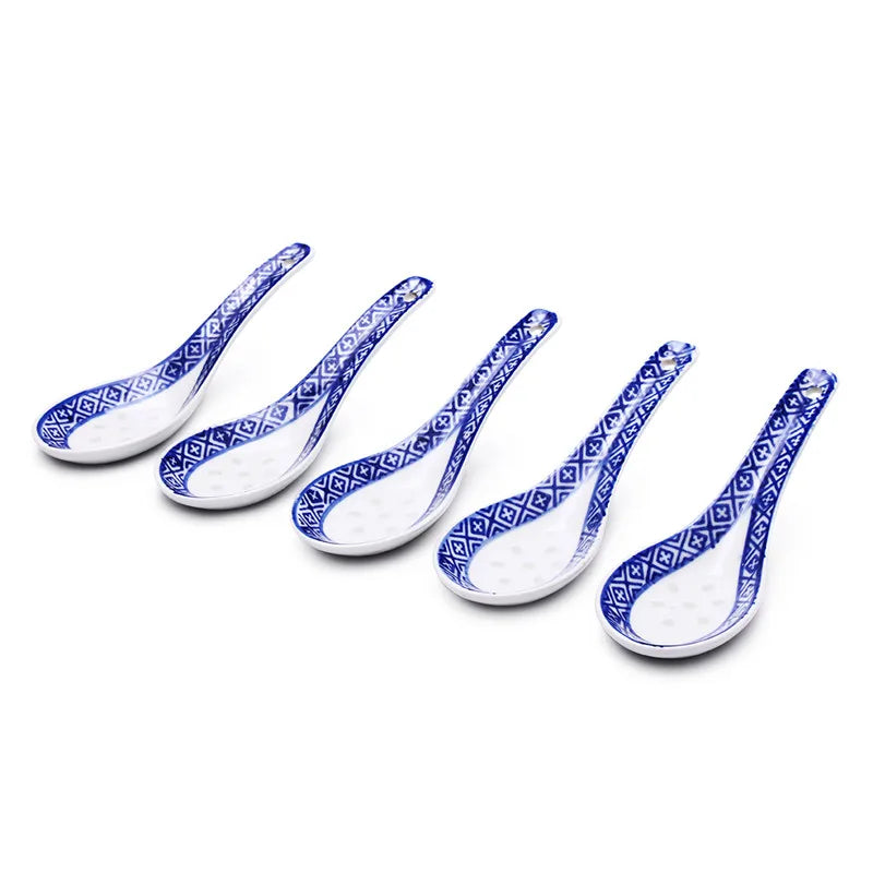 5Pcs Children Ceramic Spoon