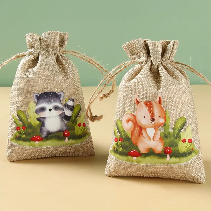 Safari Animal Party Sweets Gift Bags