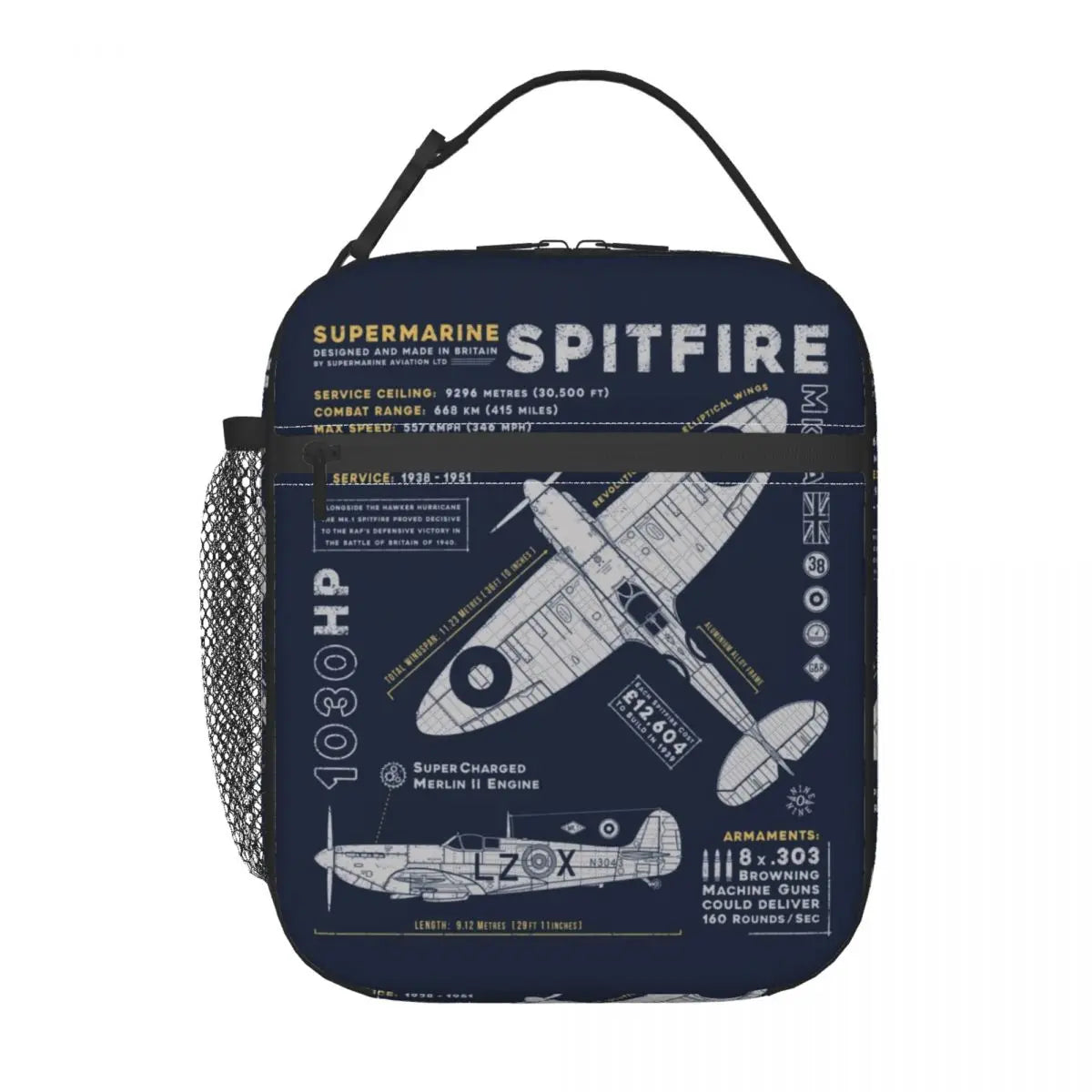 Super marine Spitfire Insulated Lunch Bag