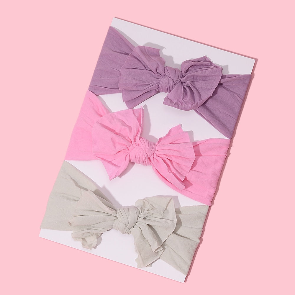 3Pcs/Lot Baby Headband Sets Bow