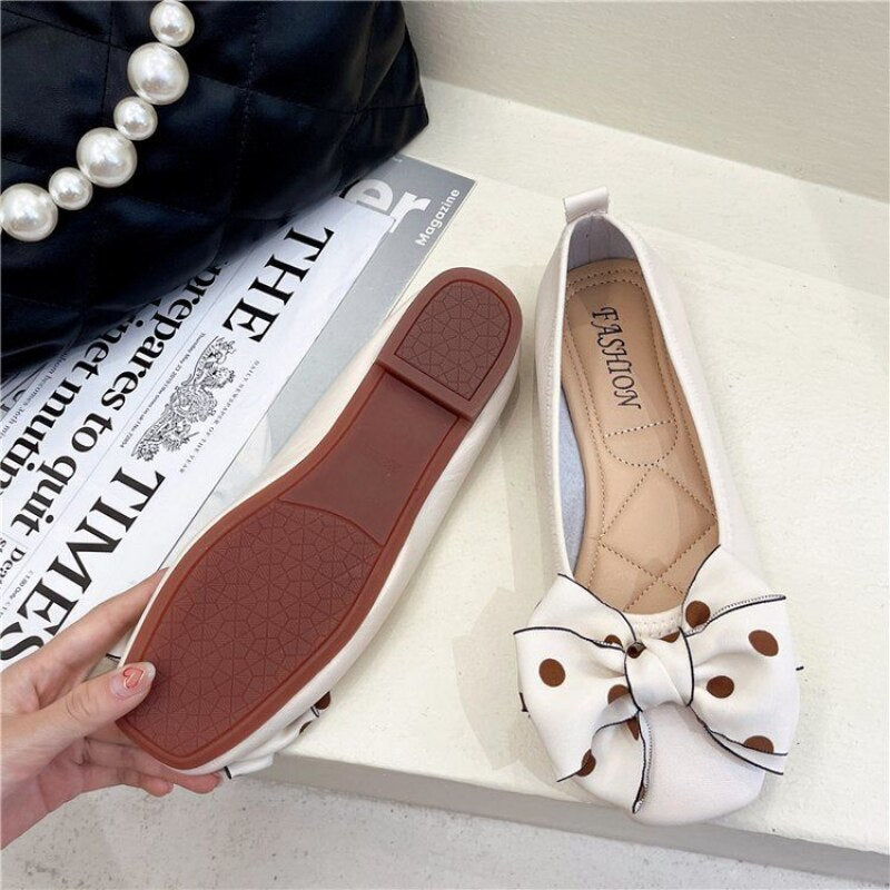 Retro Ballet Women Shoes Flats Shoe Maternity Shoes Soft Comfortable