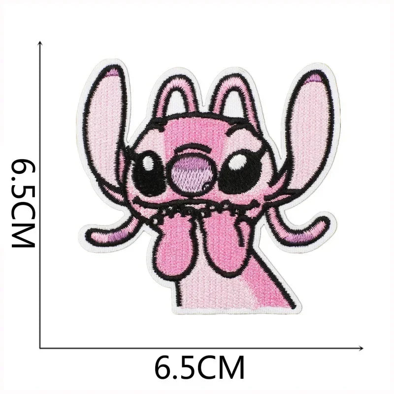 Cute Stitch Iron on Embroidered Patches