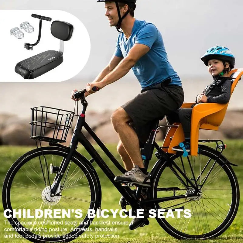 Child Bike Rear Seat Saddle