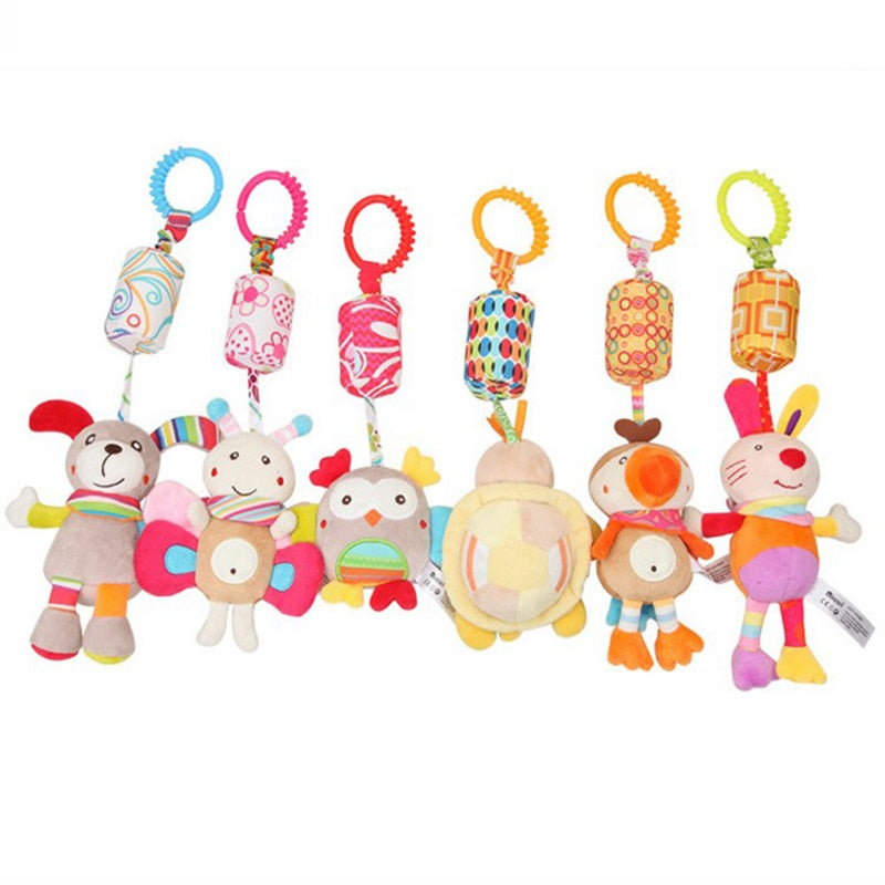 Baby Sensory Hanging Rattles Soft Learning Toy Plush