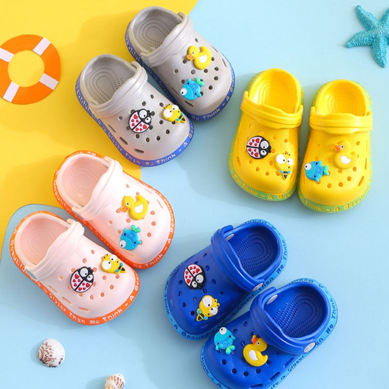 Kids sandals Boys Girls Mules Cartoon Cartoon