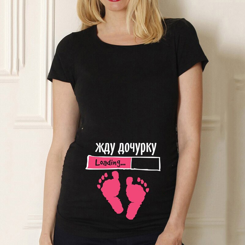 Cute Baby Pregnant Maternity Pregnancy T Shirts Funny