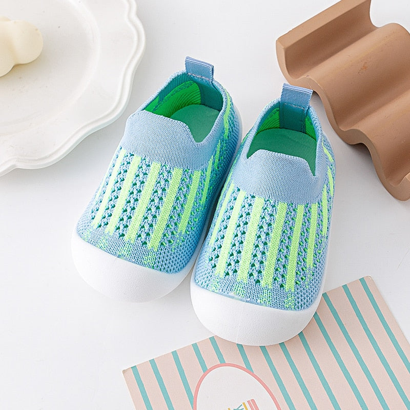 Spring Baby Shoes Mesh Knit Breathable Kid Girls Boys