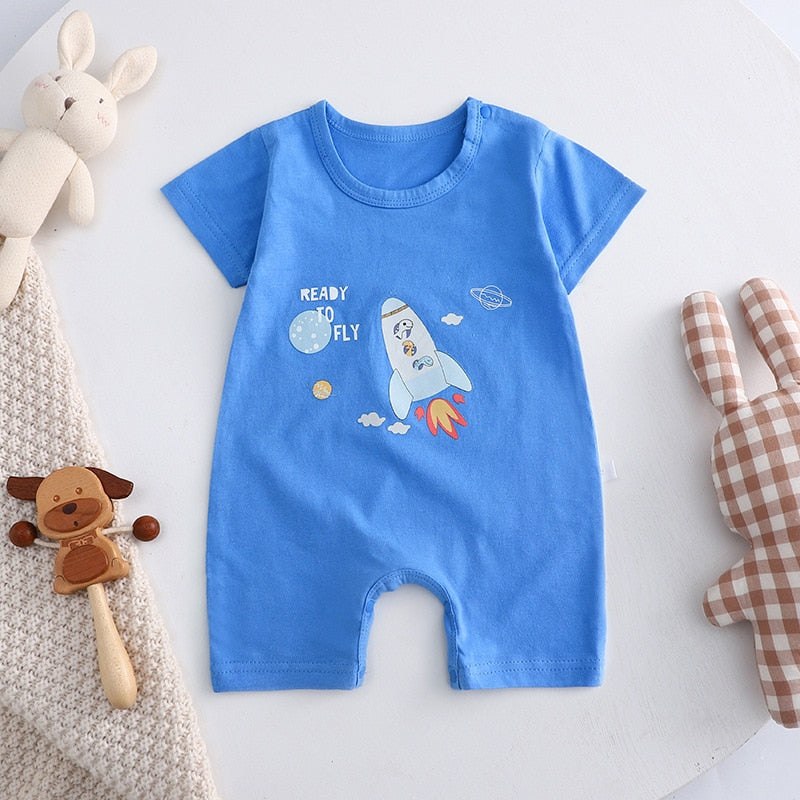 Newborn Baby Boy & Girl Cotton Bodysuit Romper Infant