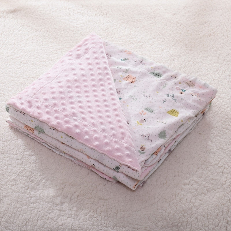 100% Cotton Baby Blankets Newborn 6-layer Muslin Cotton Soft Absorbent