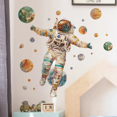 Astronaut Vinyl Tile Wall Sticker