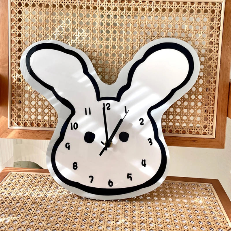 Cartoon Rabbit Ears Clocks