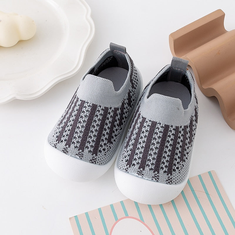 Spring Baby Shoes Mesh Knit Breathable Kid Girls Boys