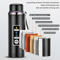 LED Temperature Display Vacuum Flask