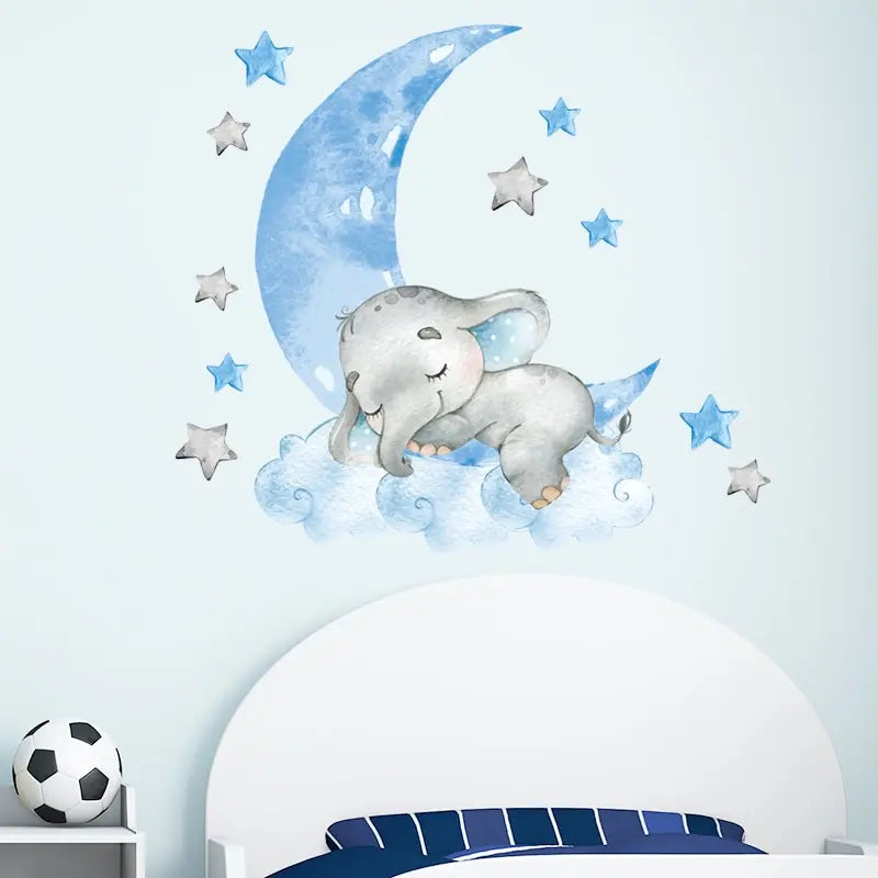 Sleeping Elephant Wall Sticker