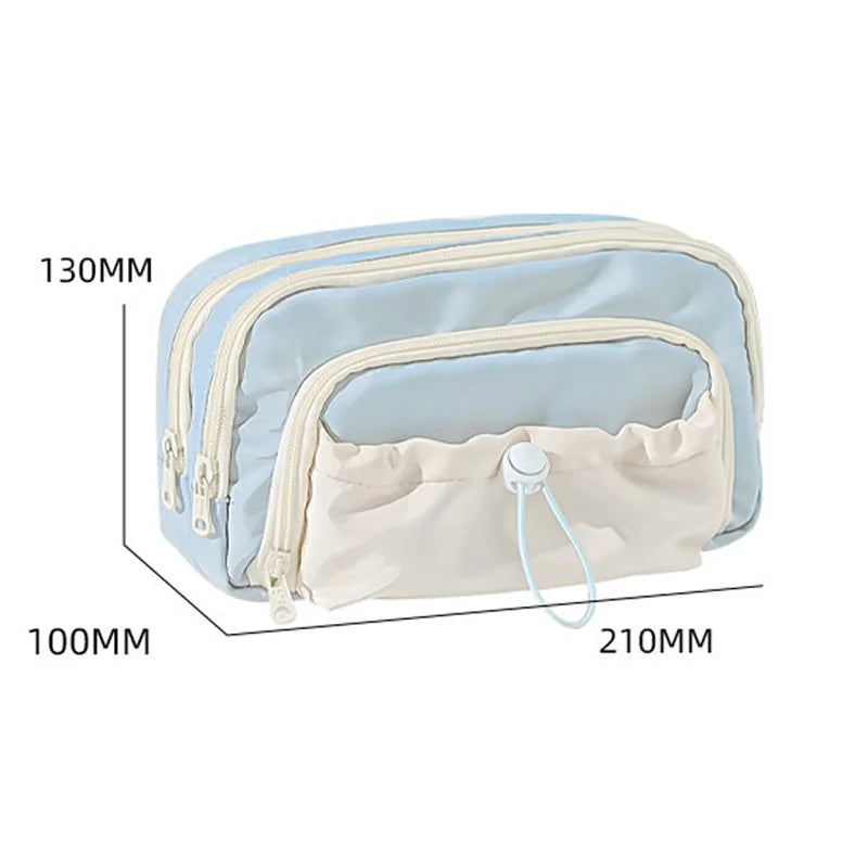 Large Capacity 5-Layered Pencil Bags