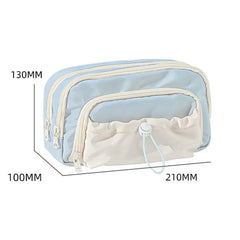 Large Capacity 5-Layered Pencil Bags