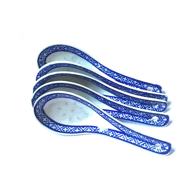 5Pcs Children Ceramic Spoon