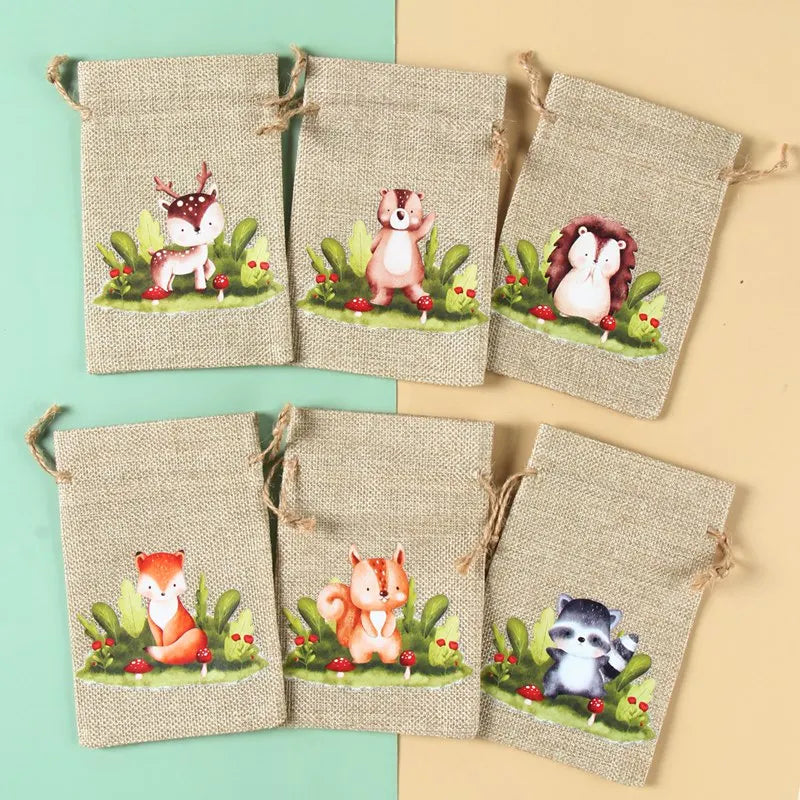 Safari Animal Party Sweets Gift Bags