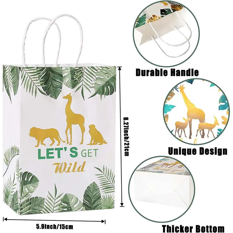 Jungle Safari Handle Paper Bag