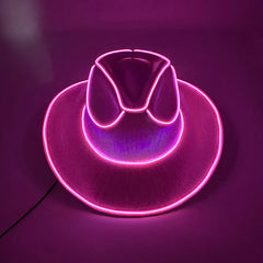 LED Luminous Light Up Cowboy Hat