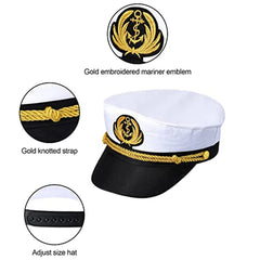 Yacht Captain Navy Marine Hat