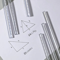 Acrylic Triangle Ruler