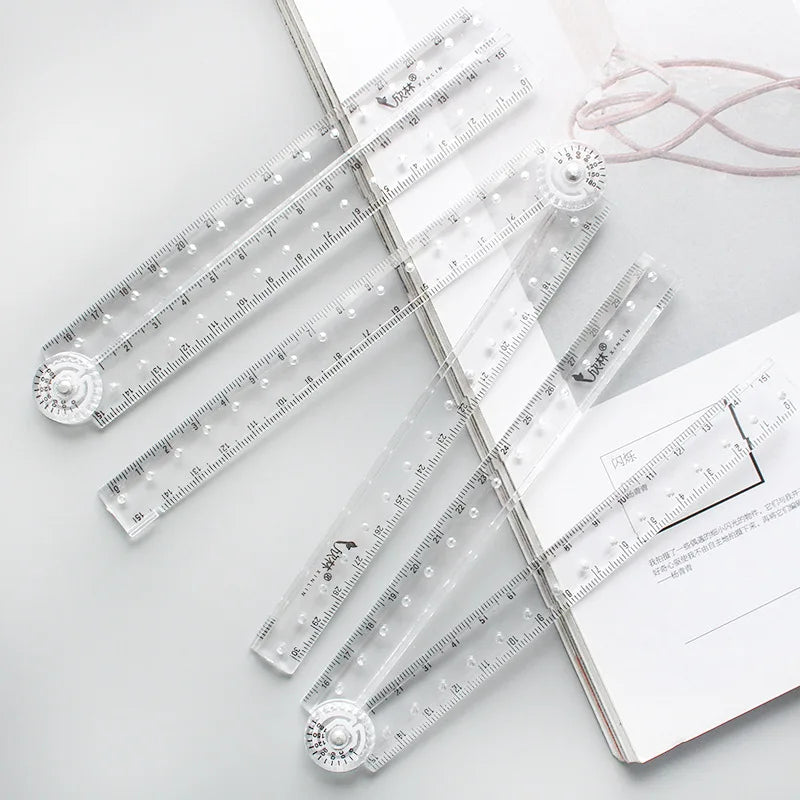 1pc Folding Acrylic Ruler