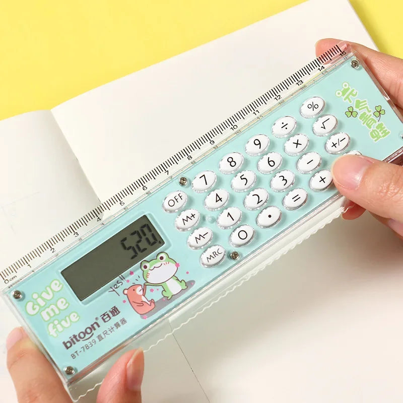 Kawaii Cartoon Mini Ruler Calculator