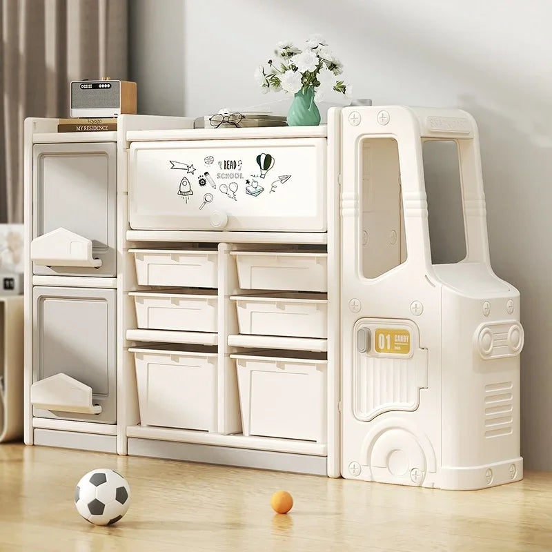 Kids Books Toys Storage Cabinet