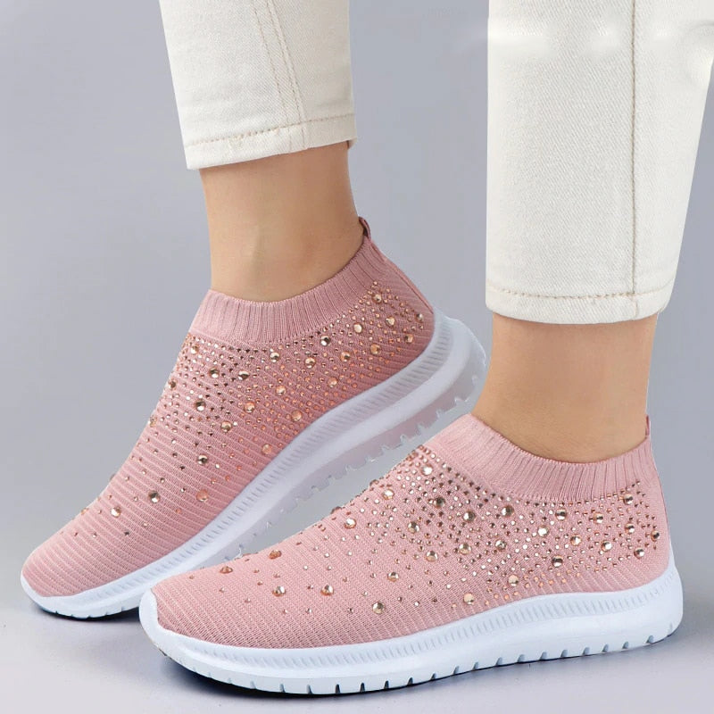 Crystal Breathable Mesh Sneaker