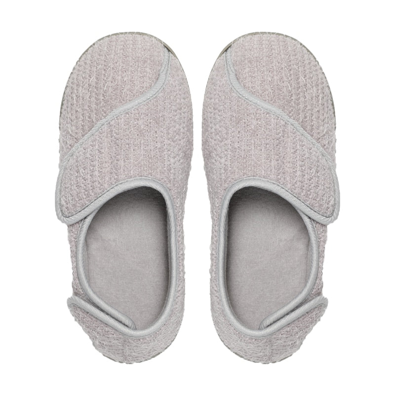 Com warm Fully Plush Slippers Warm Cotton Shoes For Pregnant Anti-slip Shoe