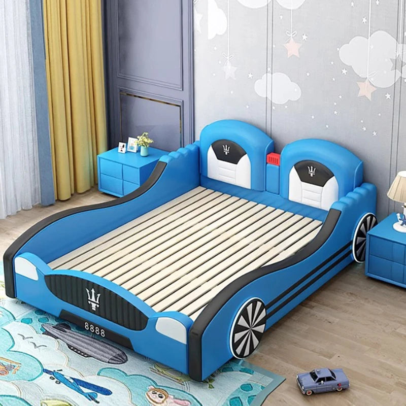 Boys Twin King Car Luxury Bed