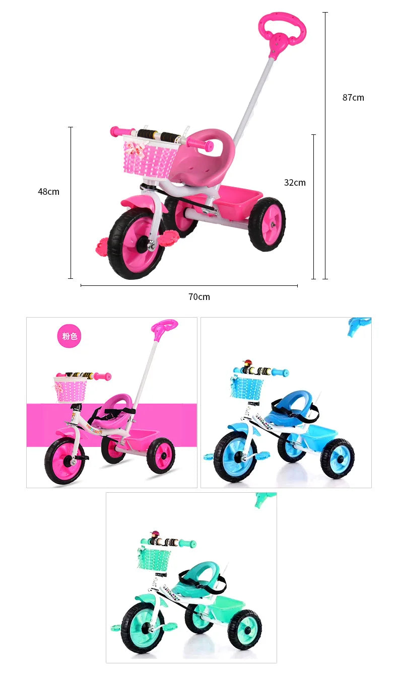 Children's Tricycle Walking Baby Car