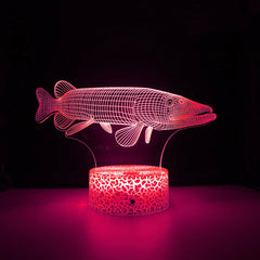 Night Fish 3D Illusion Table Lamp