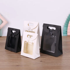 Clear Window Kraft Paper Gift Bags