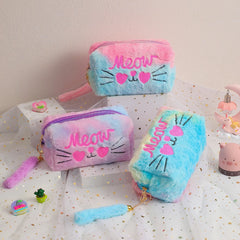 Large Capacity Kawaii Pencil Plush Case