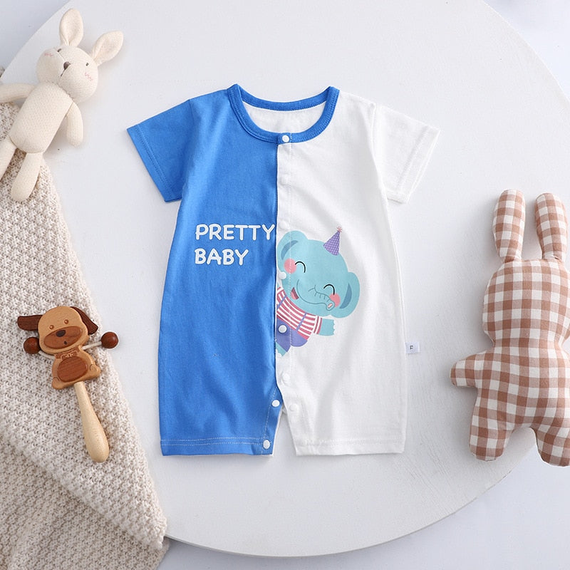 Newborn Baby Boy & Girl Cotton Bodysuit Romper Infant