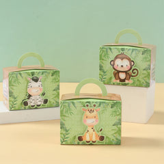 Jungle Animals Three-dimensional Candy Box