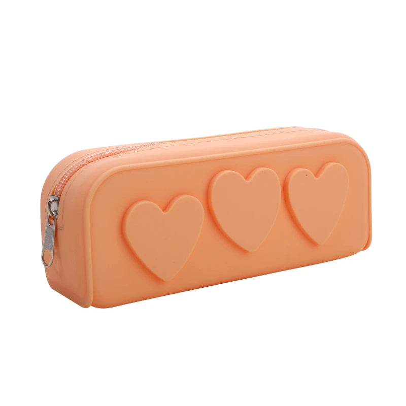 Love Stationery Silicone Pencil Case