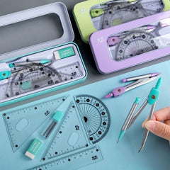 7Pcs/Set Geometry Pencil Set