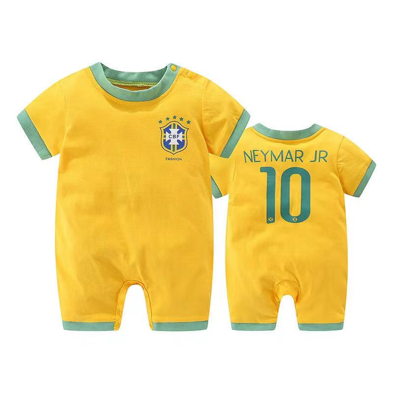 Baby Romper Sport Uniform Infant Kids Cotton Jumpsuit