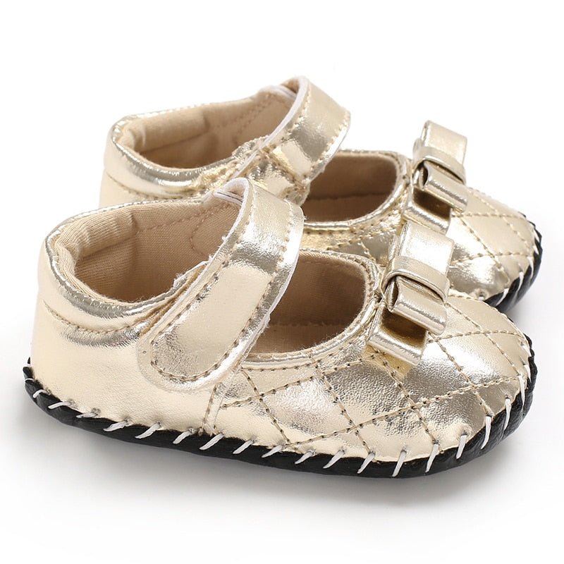 Classic Newborn Pink Baby Girl First Walking Shoes