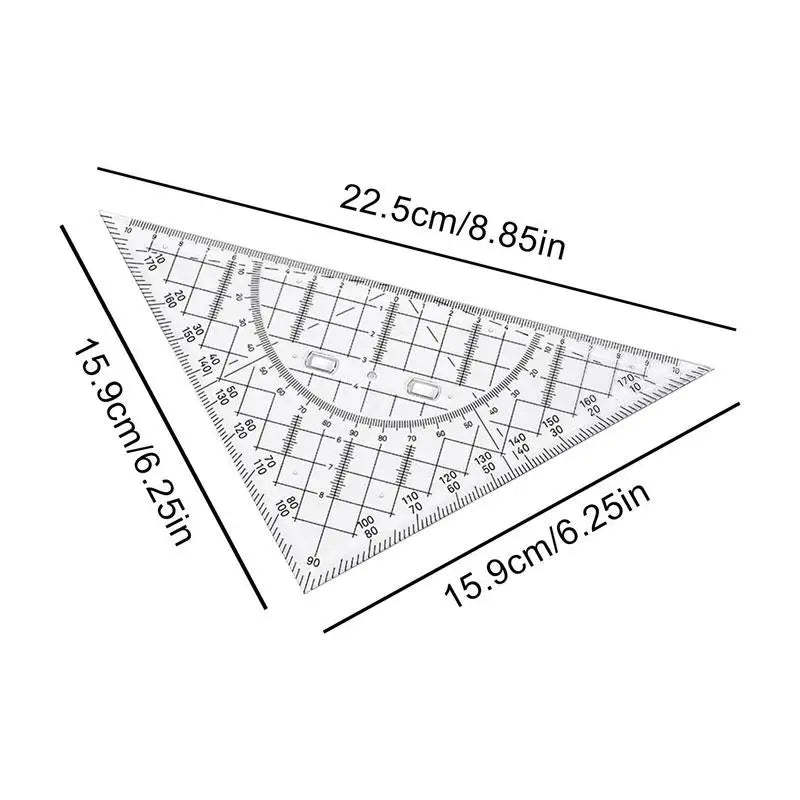 22cm Drafting Tools Triangles