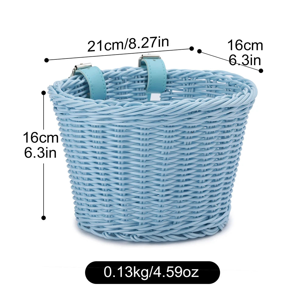 4pcs/Set Rattan Wicker Bicycle Accessories