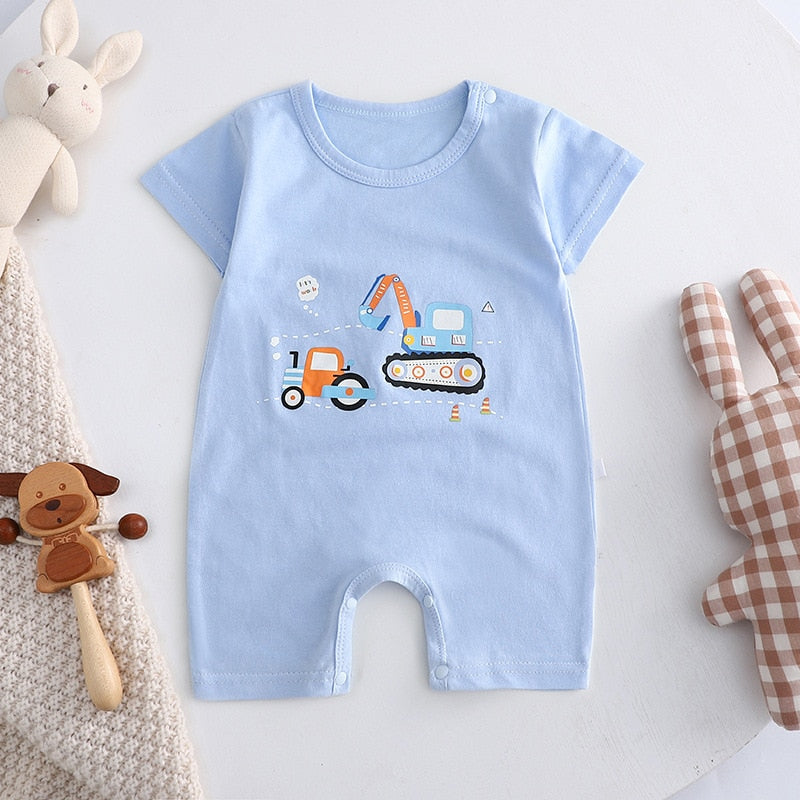 Newborn Baby Boy & Girl Cotton Bodysuit Romper Infant