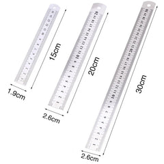 Double Sided Stainless Steel Ruler