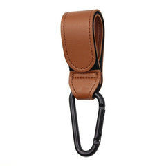 1/2pcs PU Leather Baby Bag Stroller Hook Pram Rotate 360 Degree Rotatable